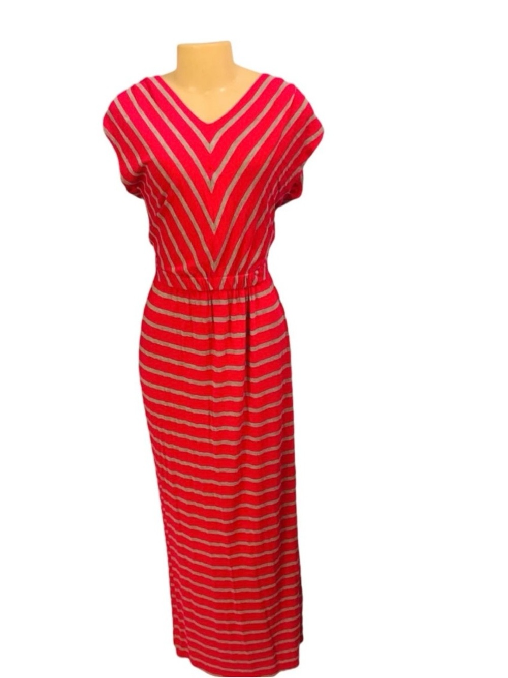 Massimo Sz S Women Maxi Dress Pink/Gray